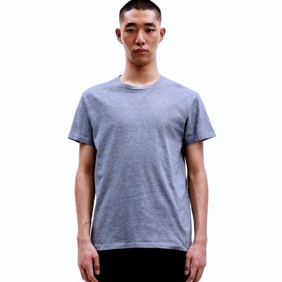 SAMSOE Other - SAMSOE SAMSOE Mens Short Sleeve KRONOS O-N STRIPE T-Shirt Total Eclipse SZ S EUC